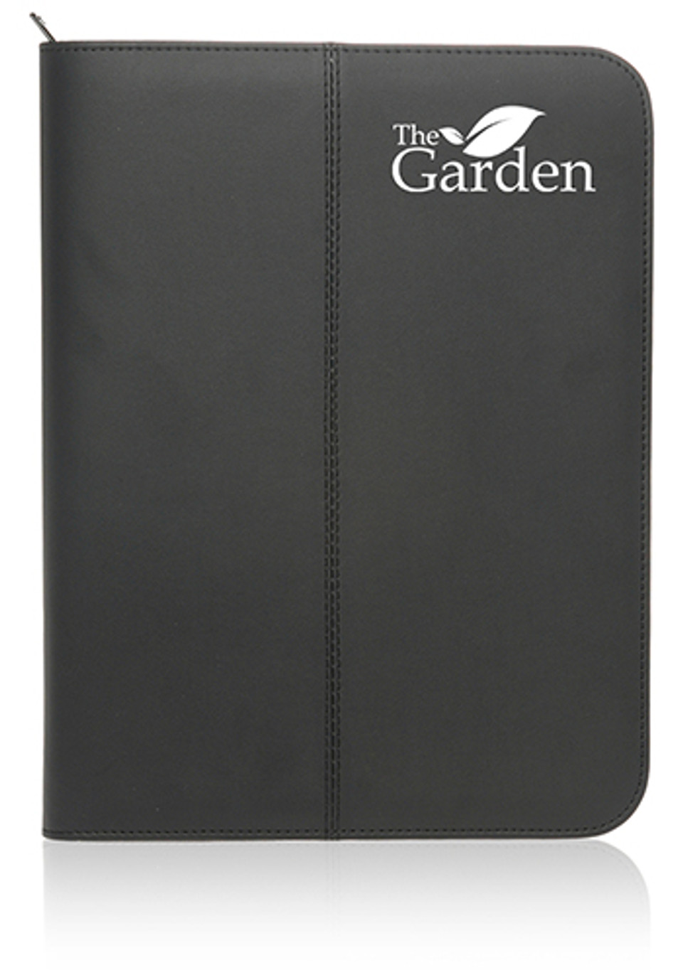 Zippered Black Leather Portfolios