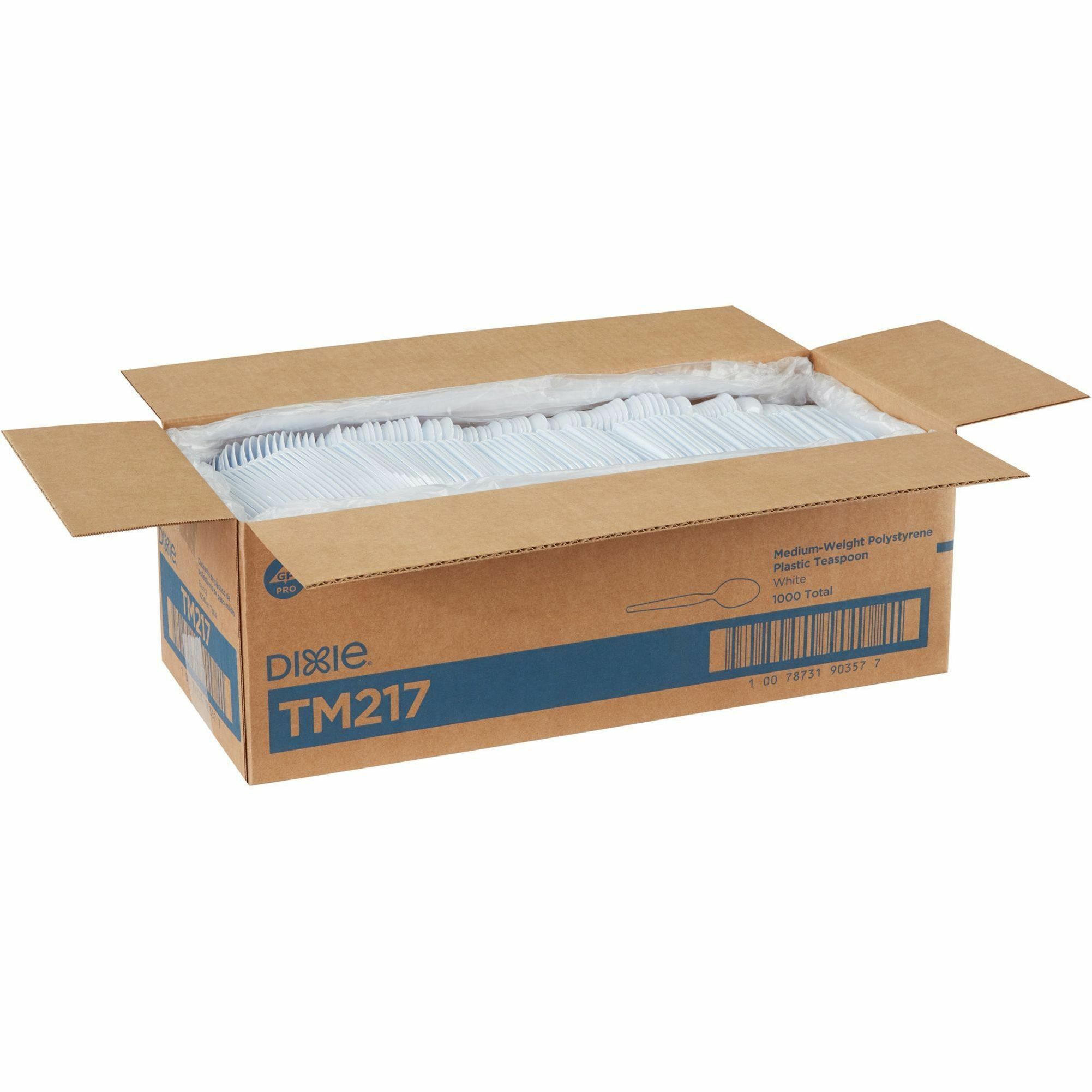 Dixie Heavy/Medium-Weight Spoons, White, Pack Of 1,000  - Image 4