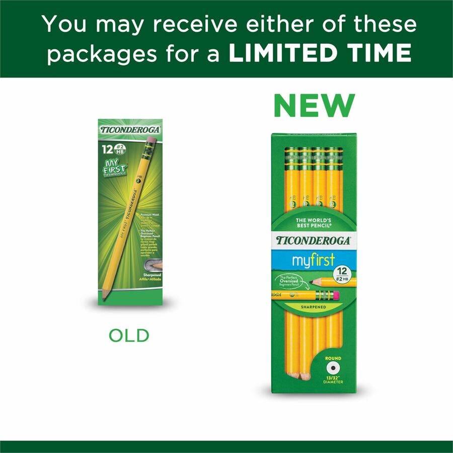 My First Ticonderoga Pencil, Sharpened, Box Of 12  - Image 3