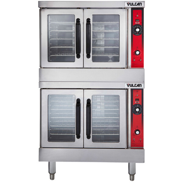 Vulcan VC44ED-208/3 Double Deck Full Size Electric Convection Oven - 208V, Field Convertible, 25 kW  - Image 3