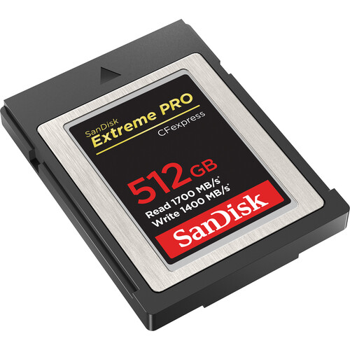 SanDisk 512GB Extreme PRO CFexpress Type B Memory Card