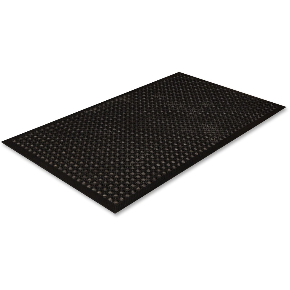 Crown SafeWalk-Light Antifatigue Drainage Mat, 36" x 60", Black  - Image 4