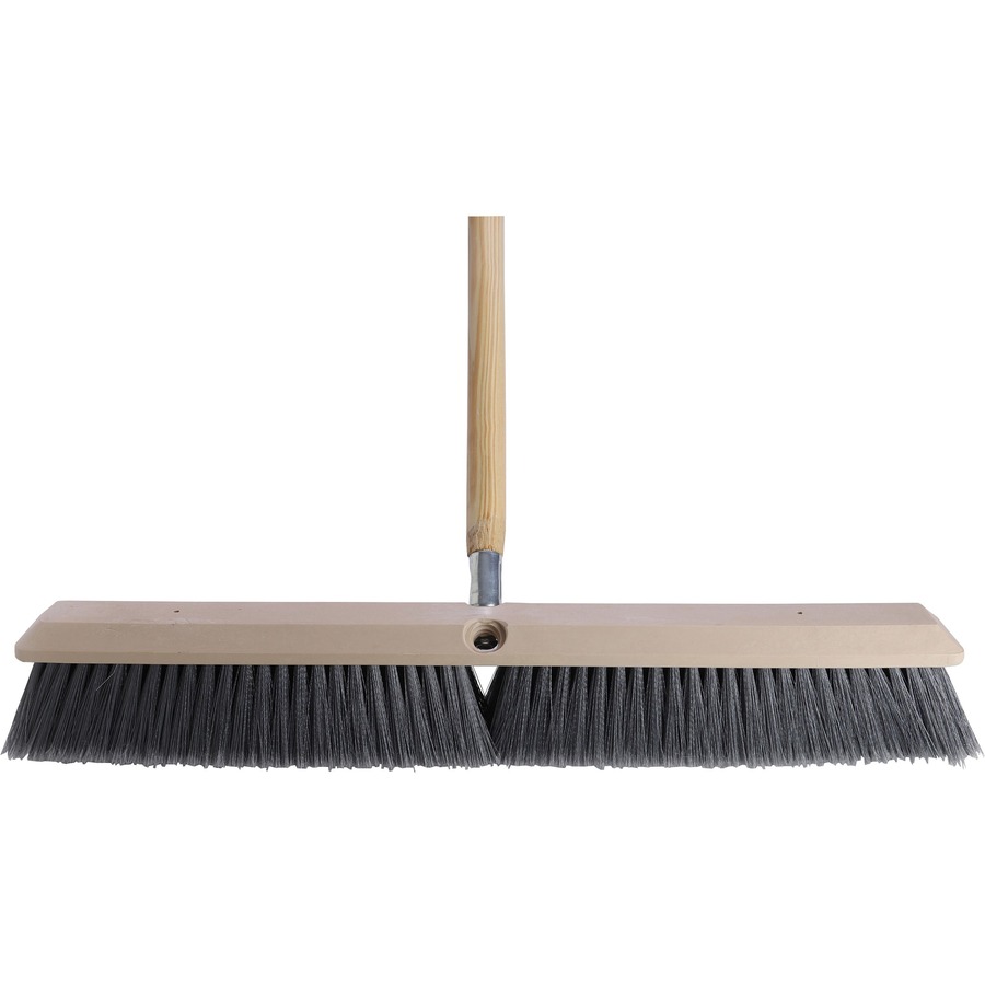 Genuine Joe Floor Sweep And Handle, 60"  - Image 3