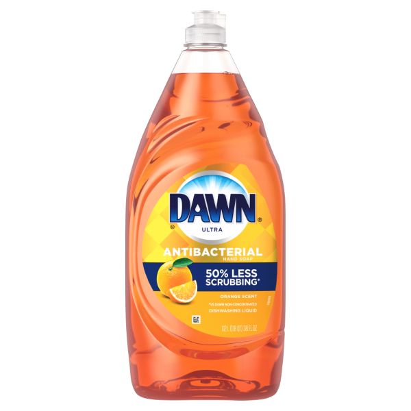Dawn Ultra Antibacterial Dishwashing Liquid Dish Soap, 38 Oz, Orange Scent  - Image 4