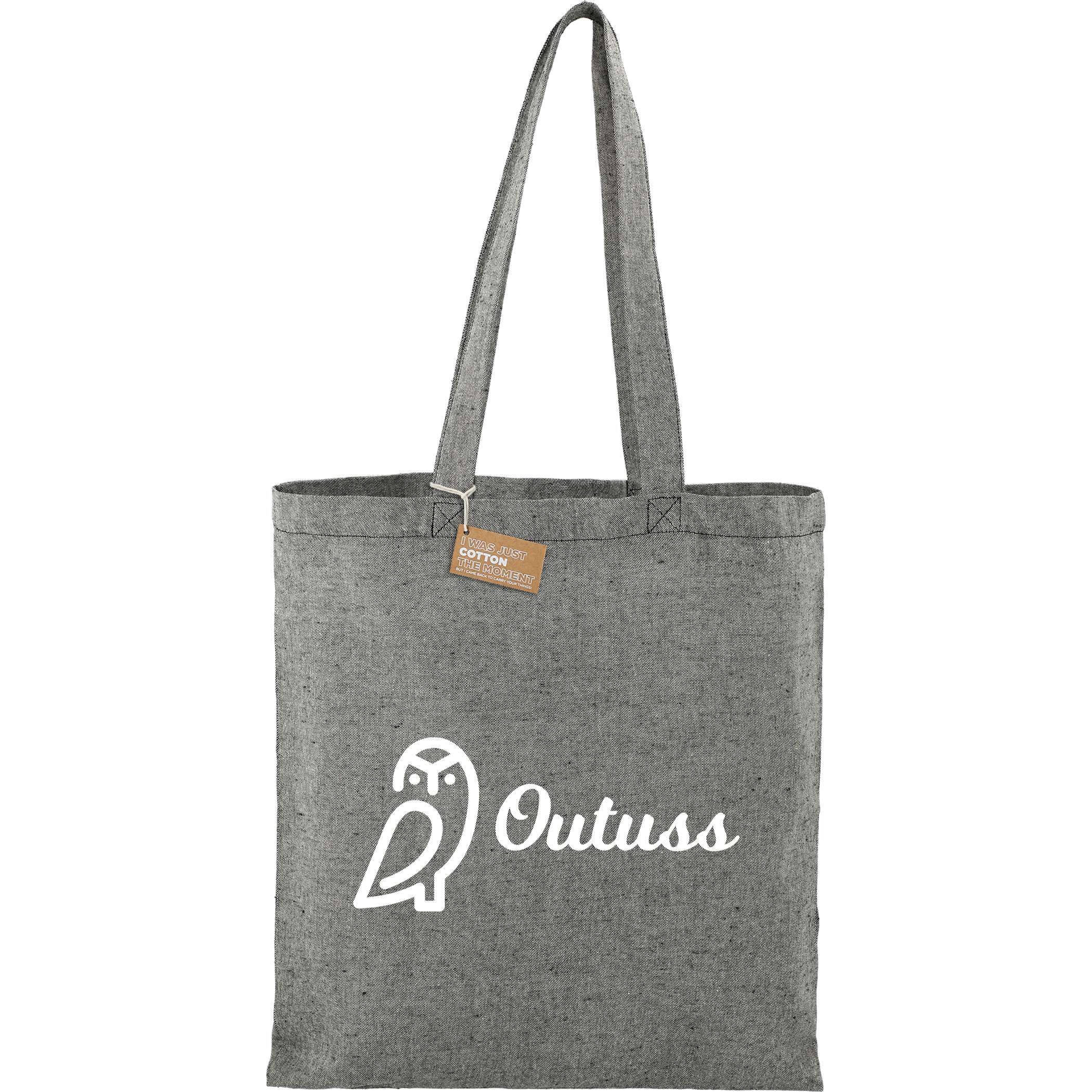 Eco-Friendly 5oz Recycled Cotton Twill Tote Bag  - Image 3