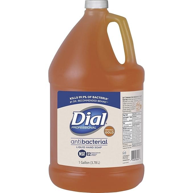 Dial Professional Basics Hypoallergenic Liquid Hand Soap , 1 Gallon Refill Bottle, 128 Fl Oz