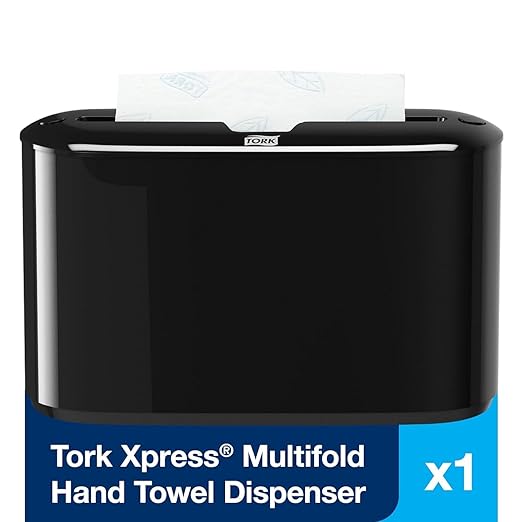 Tork Xpress Paper Towel Dispenser, Black, Single-Dispensing, Compatible with H2 Refills, Space-Saving Design  - Image 3