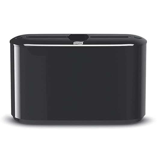 Tork Xpress Paper Towel Dispenser, Black, Single-Dispensing, Compatible with H2 Refills, Space-Saving Design