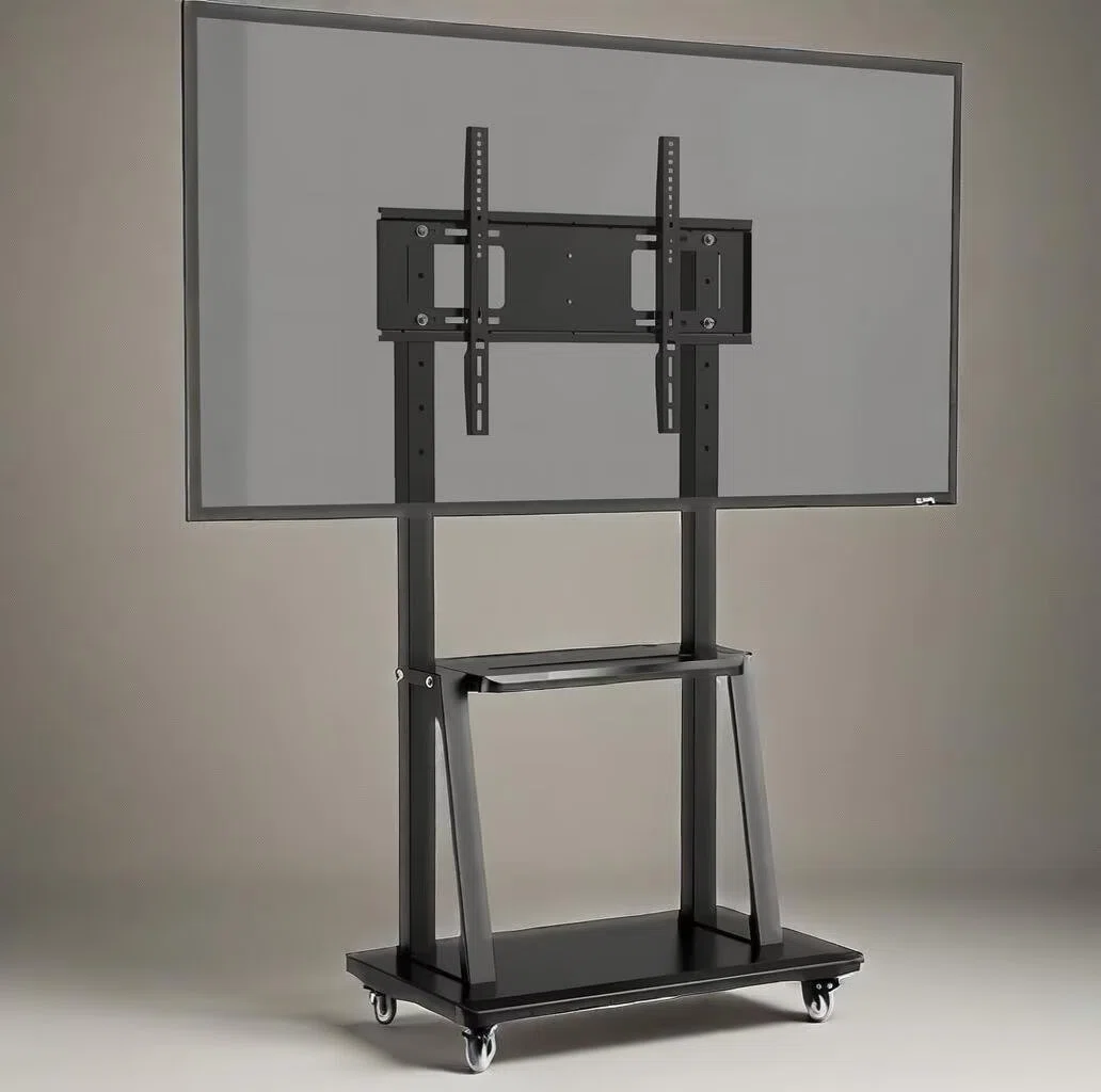 Ergonomic Interactive Whiteboard Trolley | Telescoping Frame for 32-70 Inch, Non-Slip Wheels (Set of 189)
