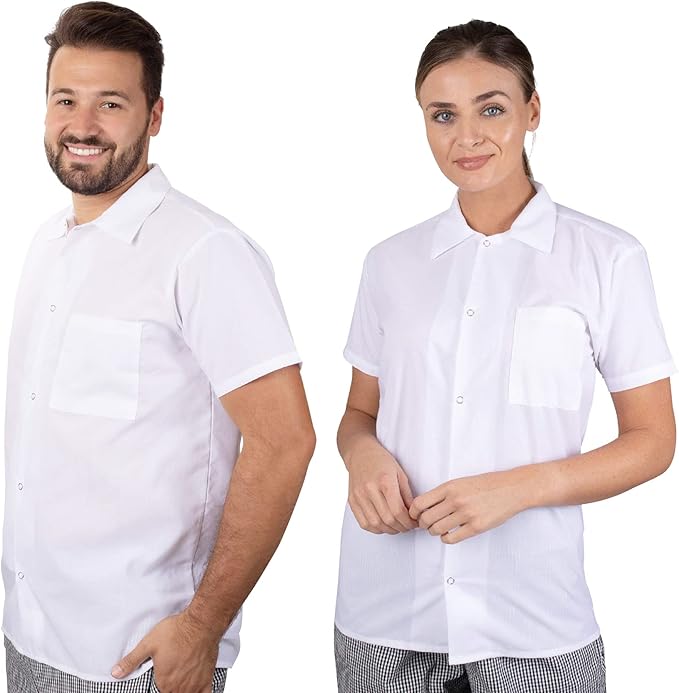 Professional Chef Shirts White Bulk Packs  - Image 6