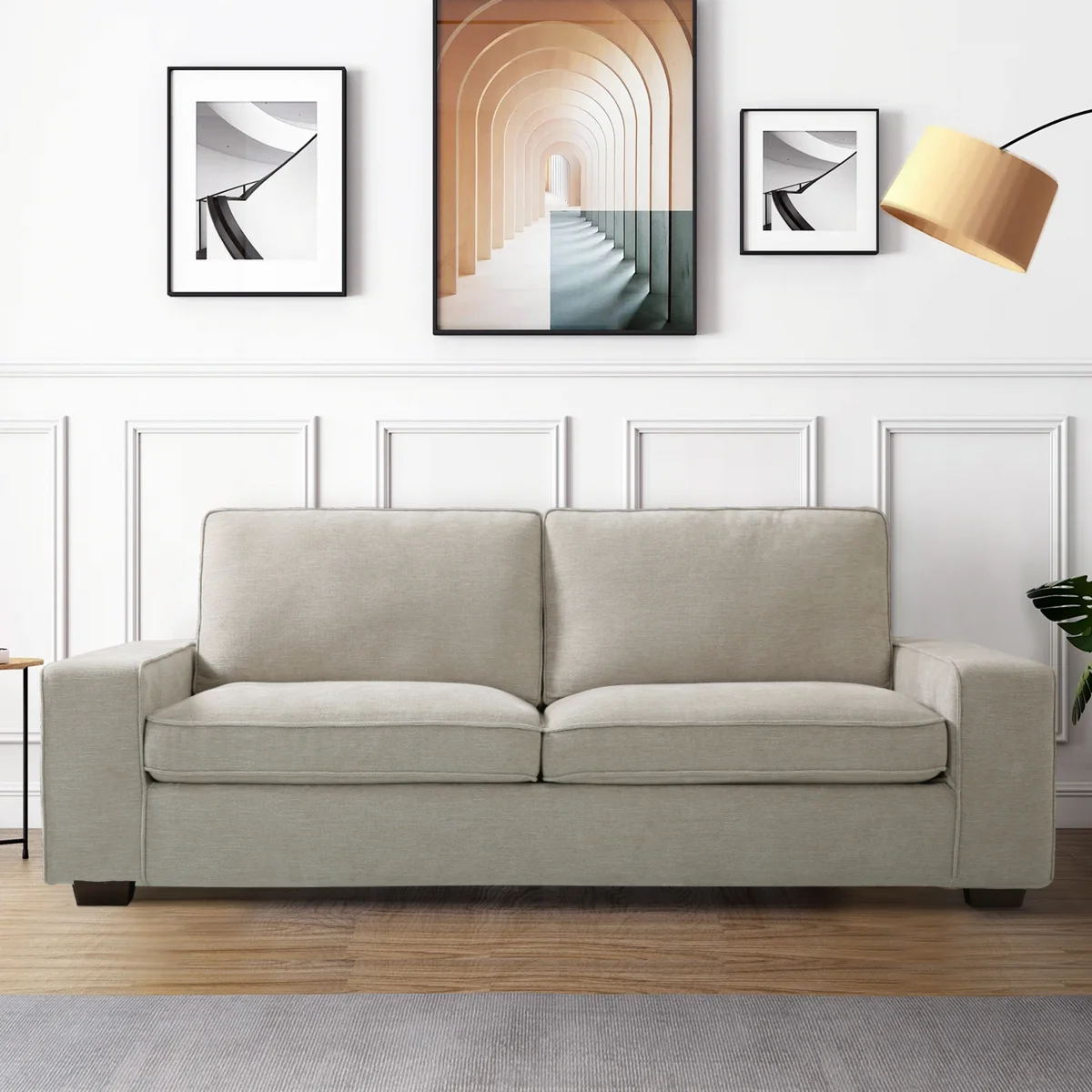 Saidee Chenille Abstract Arm Loveseat  - Image 4