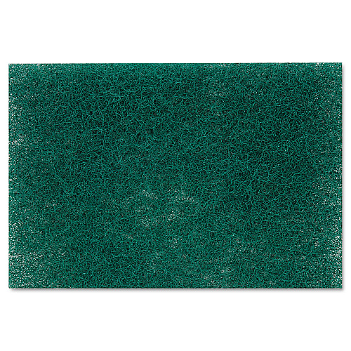 Heavy Duty Scouring Pad 86, 6 x 9, Green, 12/Pack  - Image 3