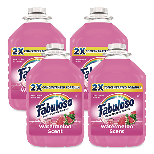  Multi-Use Cleaner, Watermelon Scent, 1 Gallon Bottle, 4 Gallon Carton
